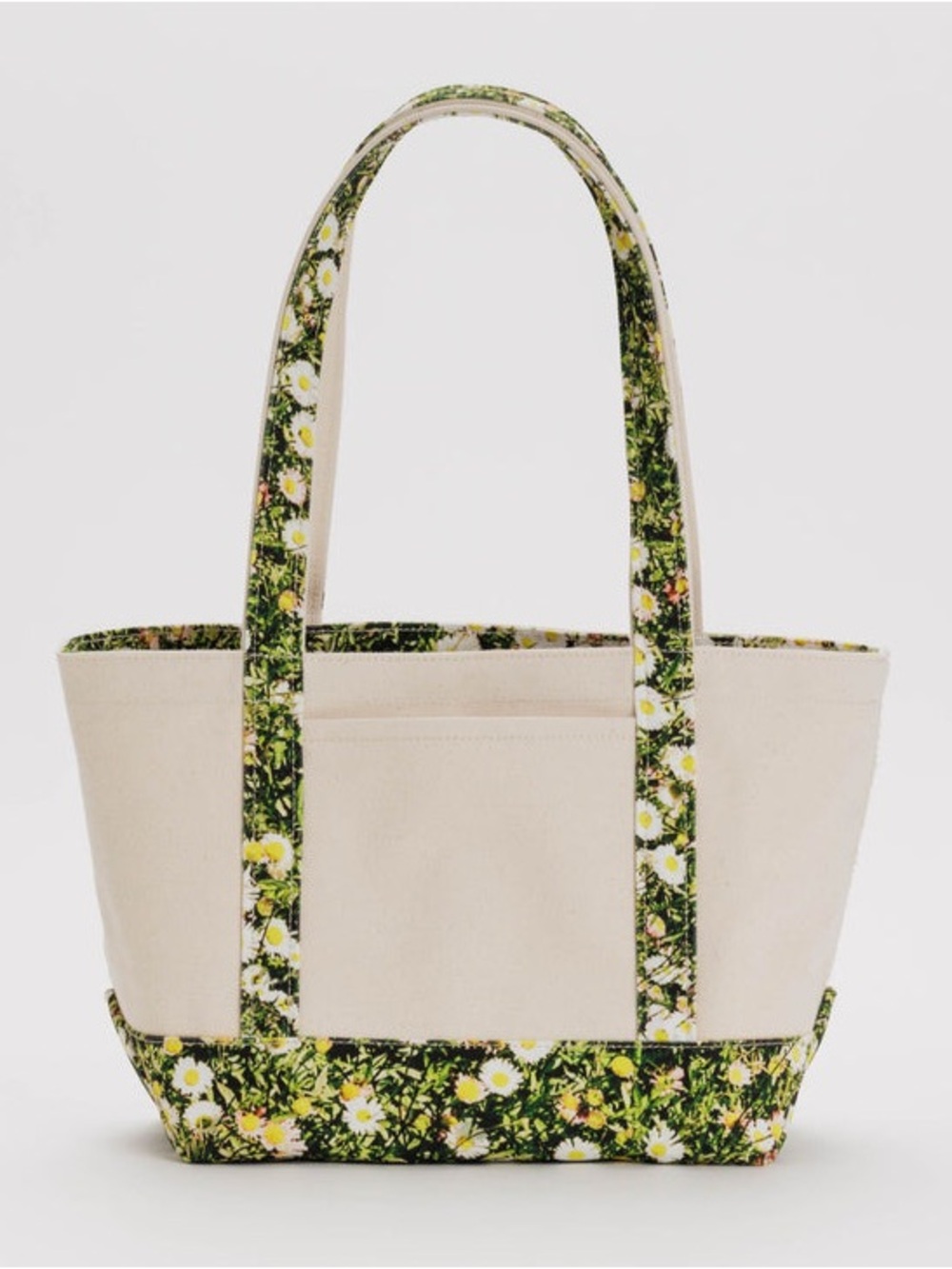 BAGGU Small Heavyweight Canvas Tote - Daisy [RETIRED ITEM] - Picture 4 of 5